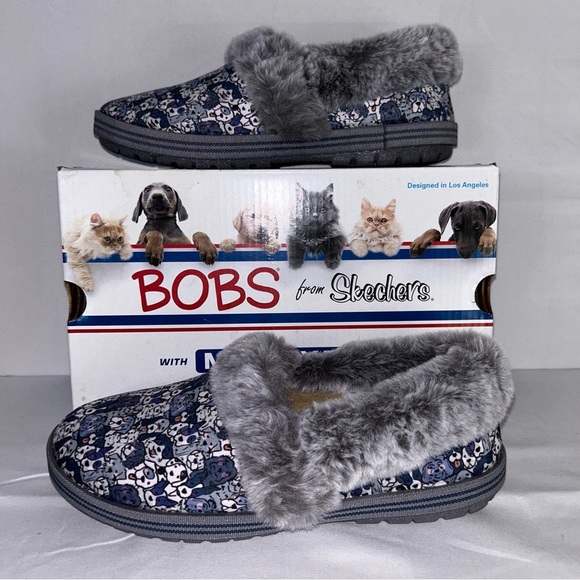 BOBS from Skechers Shoes Bobs By Sketchers Slippers Too Cozy Wolf